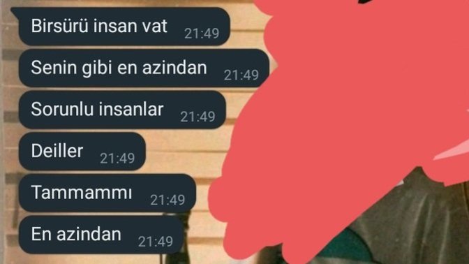 Yardım dilenen eski sevgilim?
