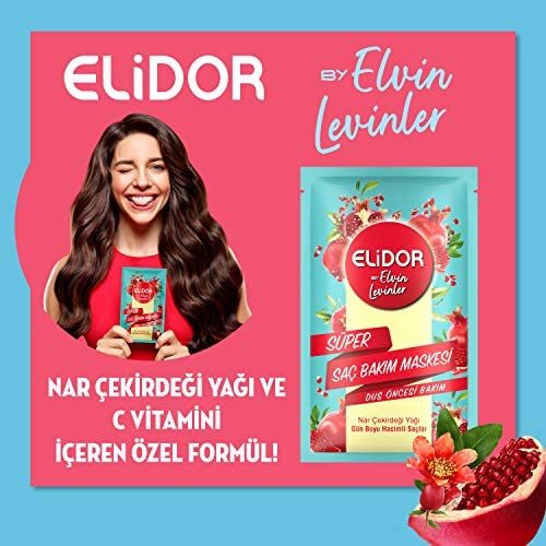 Elidor By Elvin Levinler Nar Çekirdeği Yağı Gün Boyu Hacimli Saçlar Süper Saç Bakım Maskesi