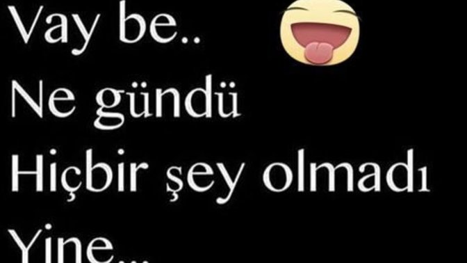 Kendi Kendinizle dalga geçmeyi sever misiniz😃?