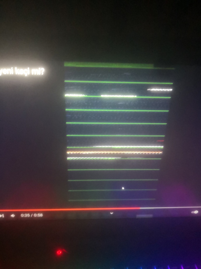 YouTubeda video izlerken ekran karıncalanması neden olur?