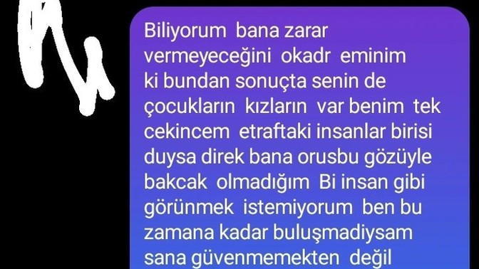 Evli Bi adama aşık oldunuzmu?