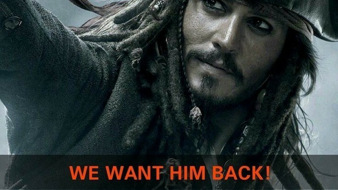 Change. org sitesinde Johnny Depp karaip korsanlarına geri dönsün diye başlatılan imza kampanyasına katıldınız mı?