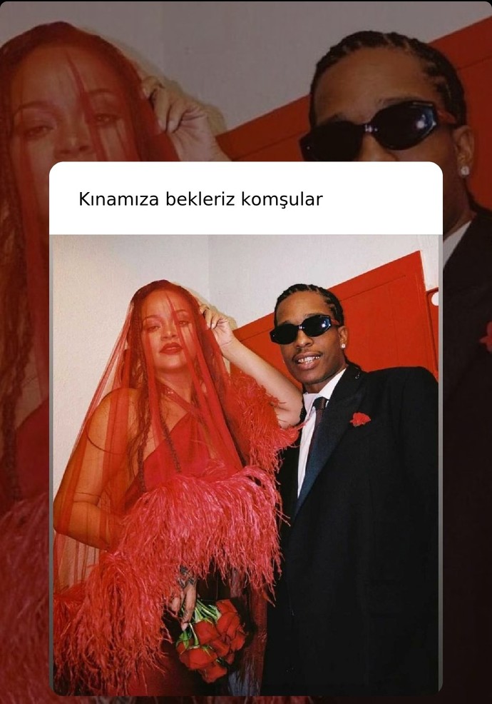 Hayir bir de aldatmis Rihannayi diyorlar bu adam icin..