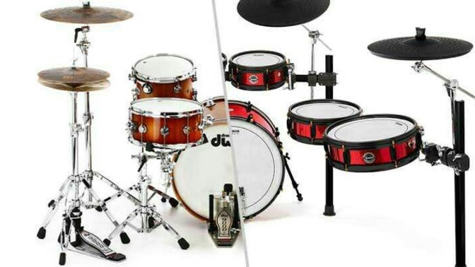 Akustik drum mı yoksa elektronik drum mı?