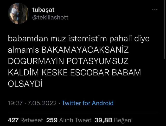 Babanızdan bir şey istediğinizde alamadığında sitem eder misiniz?