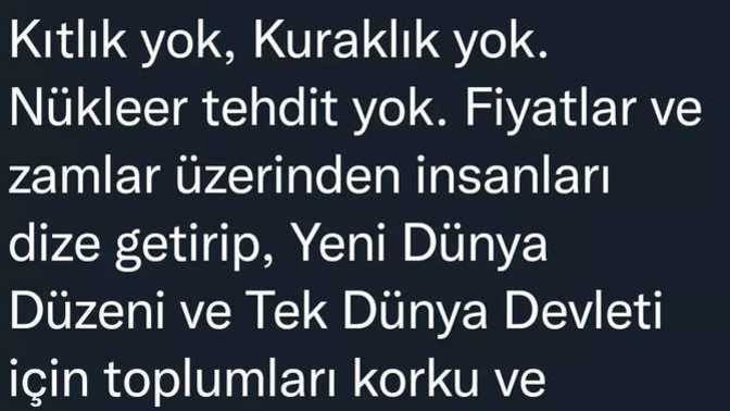 Türkiye ve Dünyadaki ekonomik krizin yapay olarak çıkarıldığını öğrenseniz şaşırırmıydınız?