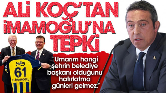 Spora siyaset karıştı! Ali Koç, Ekrem İmamoğlu polemiğini gündeme getiren Ertem Şener ve VAR odası hakkında ne düşünüyorsunuz?