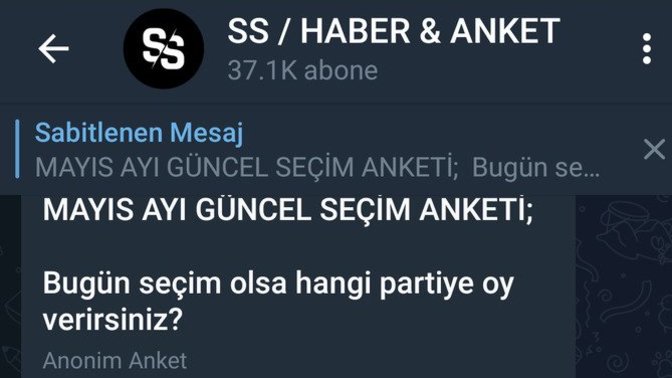 Siyaset konuşalım biraz da?