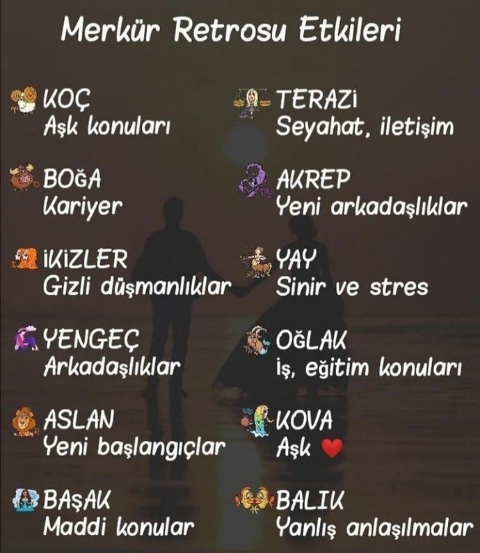 Burcuna göre Merkür Retrosu seni nasıl etkiler?