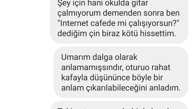 Arkadaşlar yürümüş gibi olmamış değil mi?
