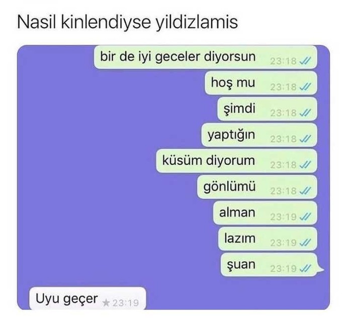 Uyuyunca geçiyor mu?