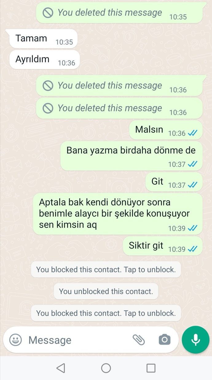 Sizce çok mu ağır davrandım :(?