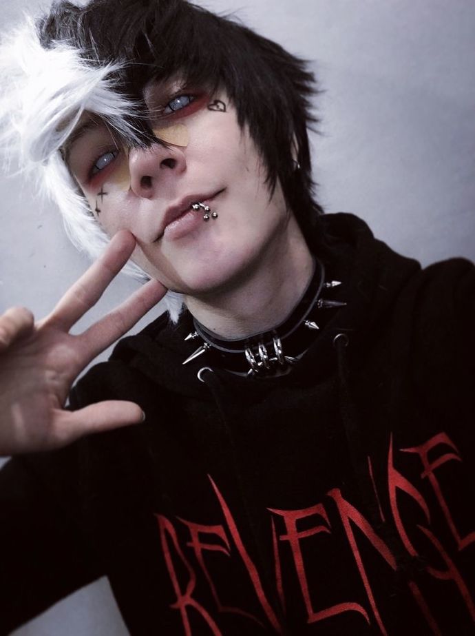 Goth punk boy