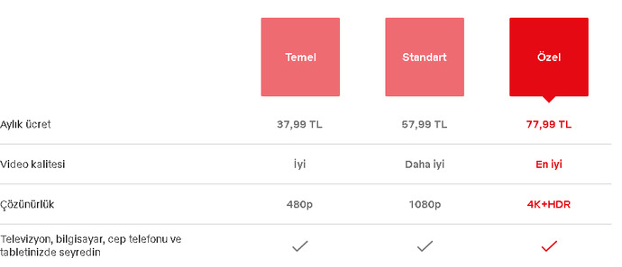 Netflix in Aylık Üyelik Ücretlerini Nasıl Değerlendiriyorsunuz?