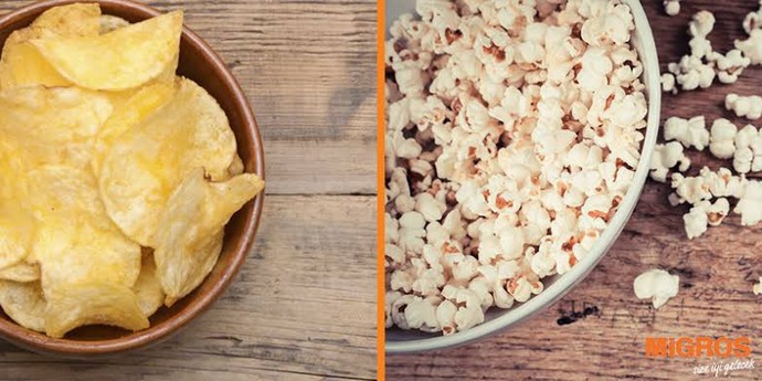 Film izlerken mısır mı yenir yoksa cips mi?