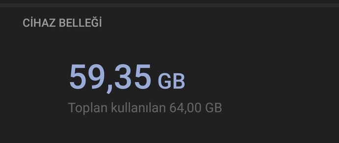 Telefonunuzun hafızası kaç GB, memnun musunuz?