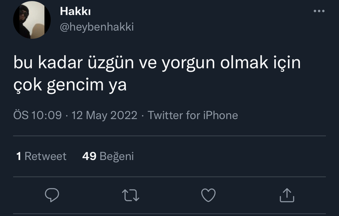 Neler için çok gençsin?