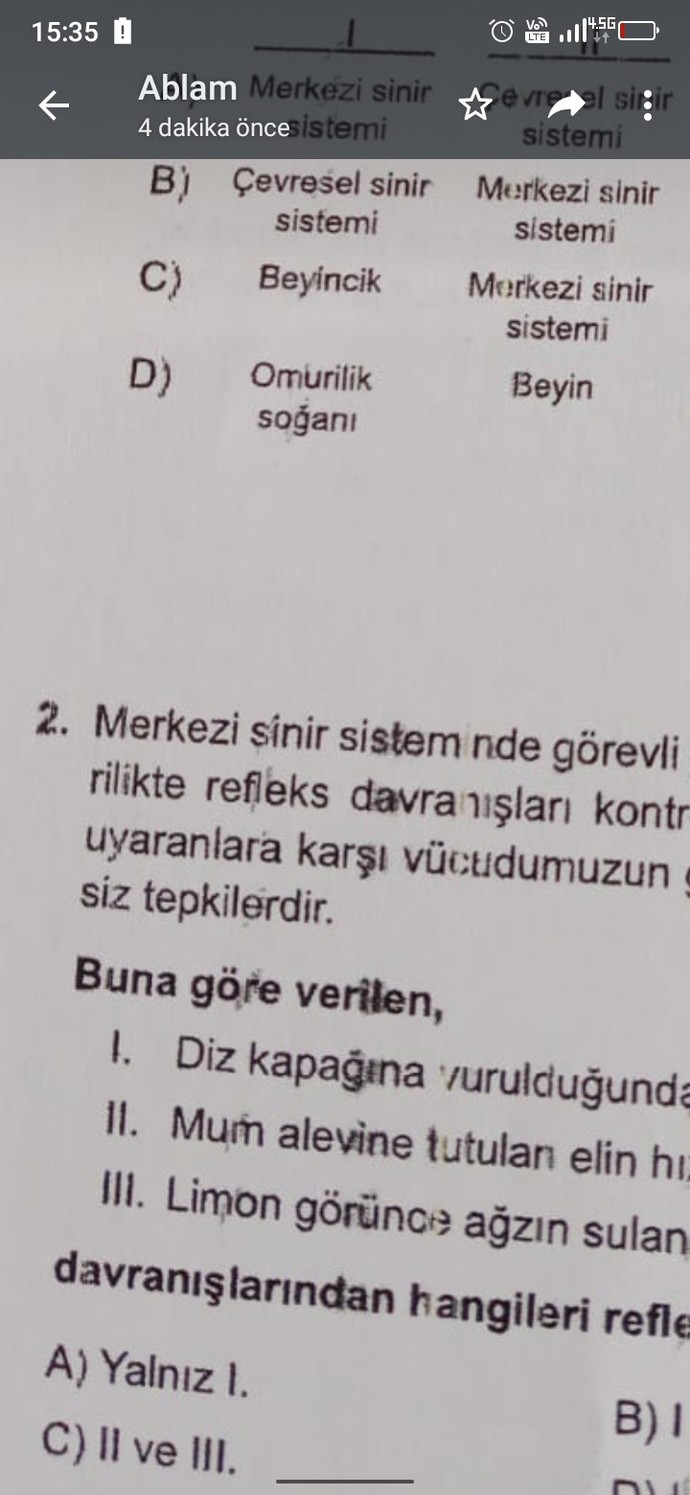 Son aldığınız ekran görüntüsünde ne var?