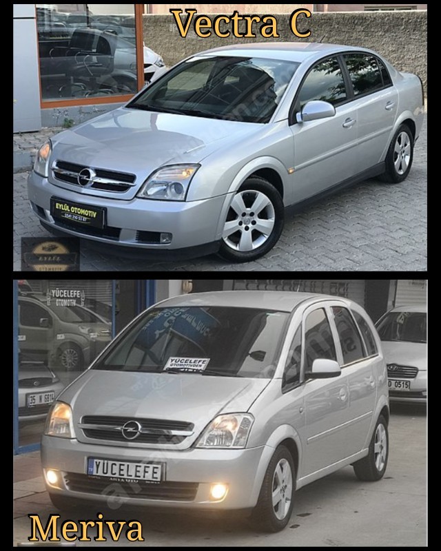 Opel Vectra C i̇le Opel Meriva sizce çok benzemiyor mu?