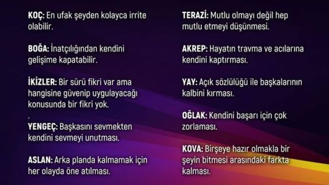 Burçların problemleri nedir?