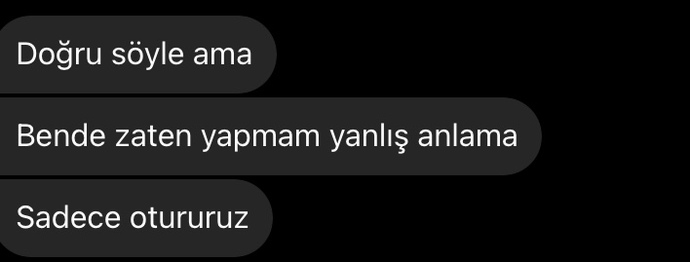 Birden bire bana engel attı nedenini anlamış değilim. Son mesajı gördükten sonra engel attı?