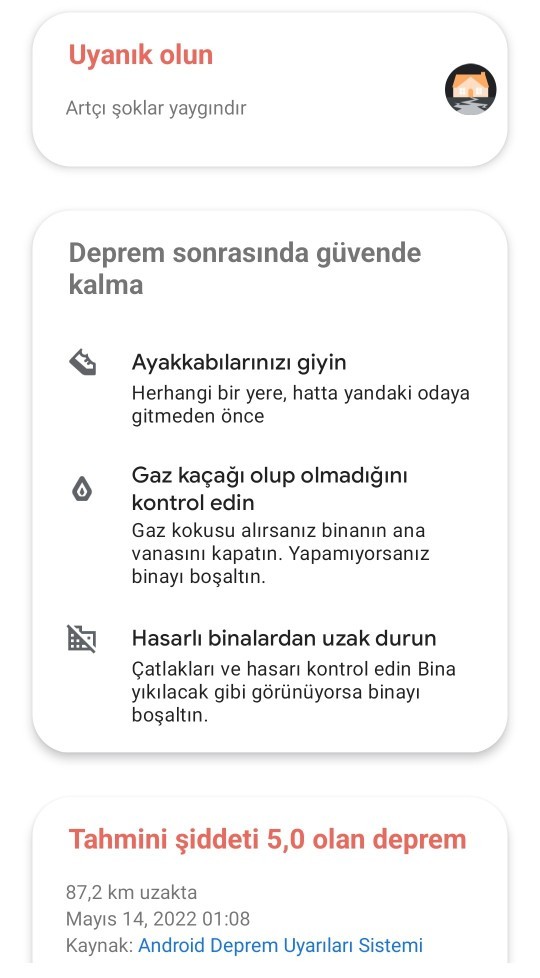 İzmirde deprem oldu! Deprem öncesi uyarı bildirimi gelmesi hakkında ne düşünüyorsun?