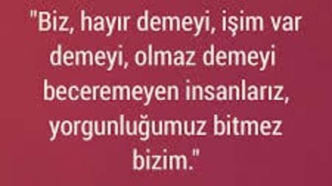 Hayır demesini biliyor musunuz?