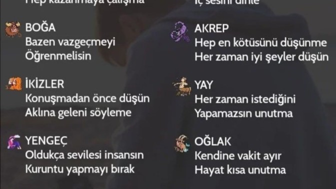 Burcunuz size ne diyor?