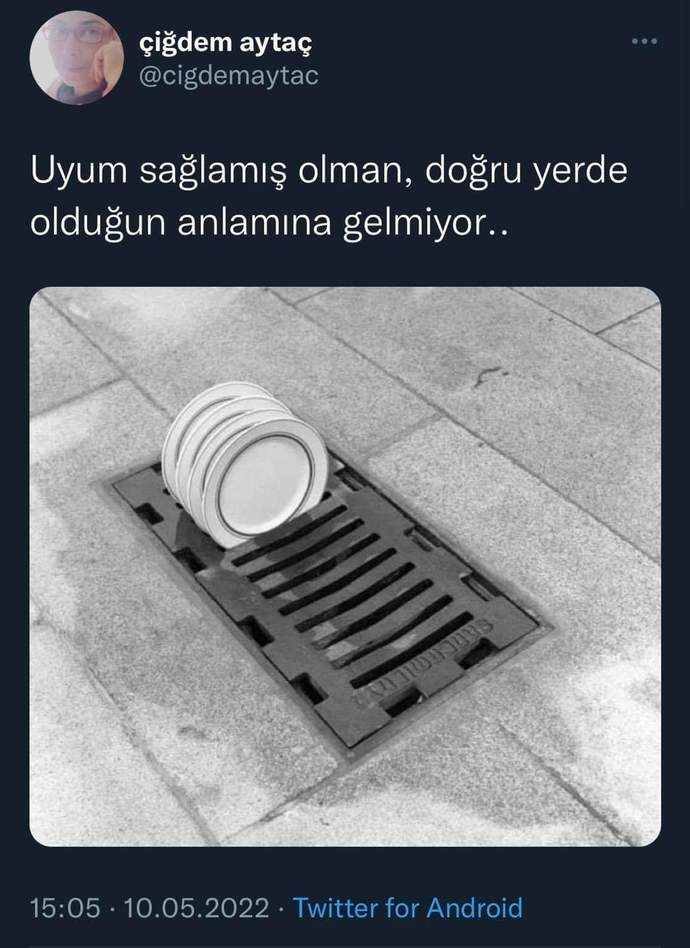 Uyum sağlamış olmak doğru yerde olmak mıdır?
