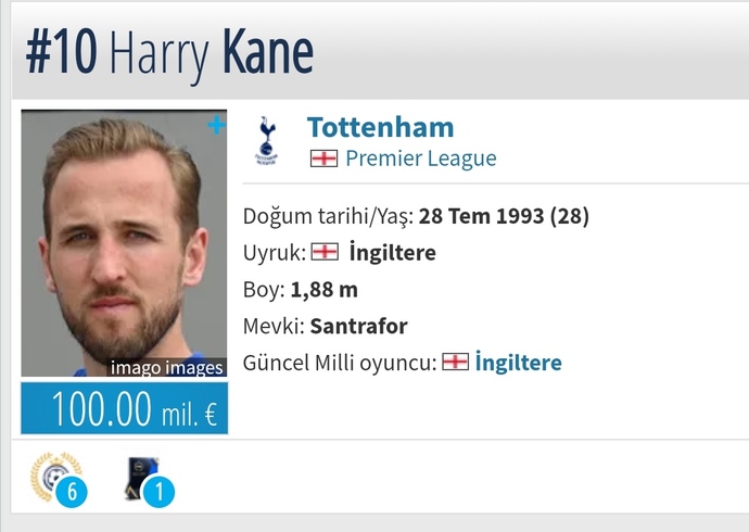 Sizce Harry Kanein kariyerinde hiç kupası olmamasının sebebi nedir?