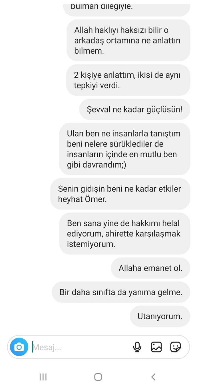 Ya lütfen bakın, çok mu kırıcı olmuş?