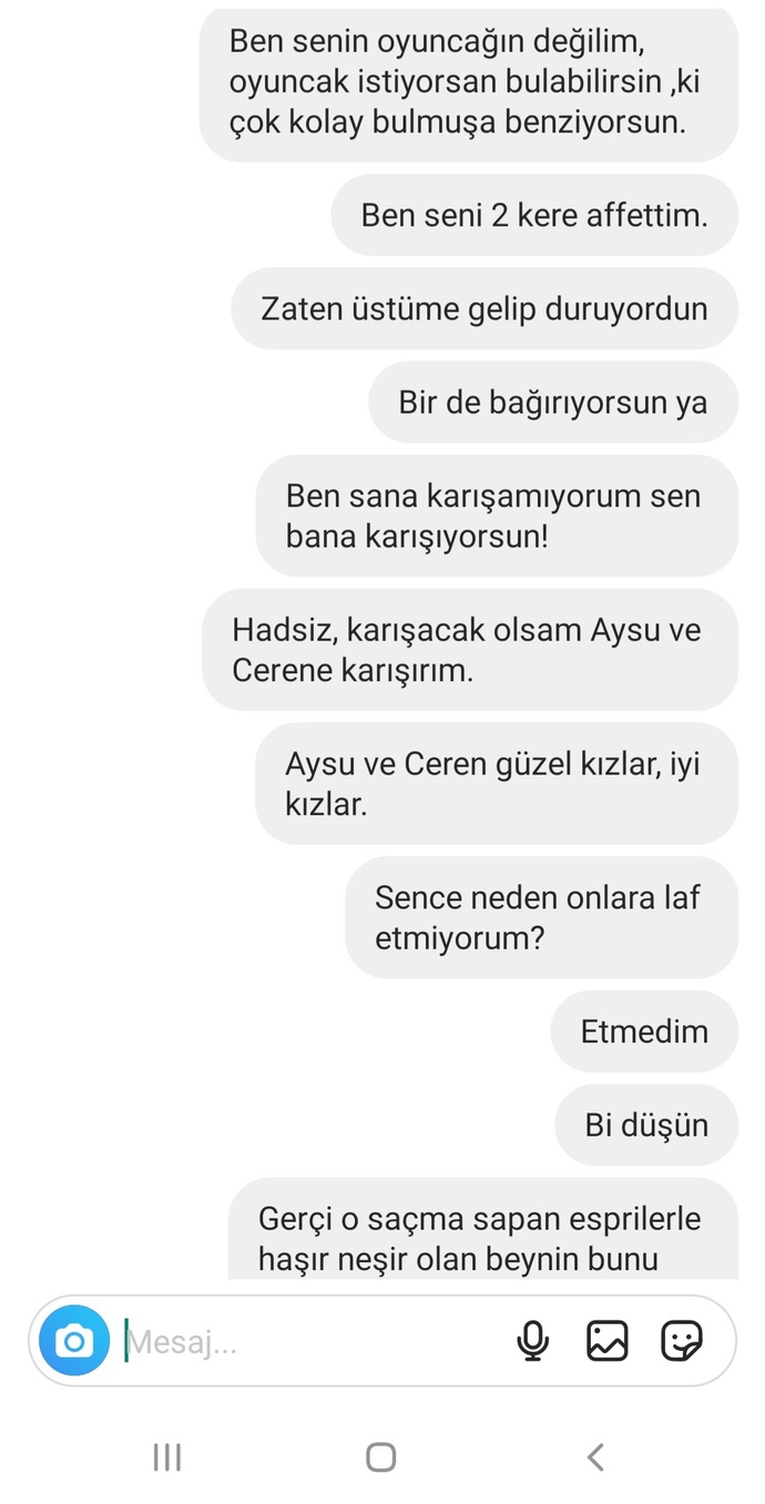 Ya lütfen bakın, çok mu kırıcı olmuş?