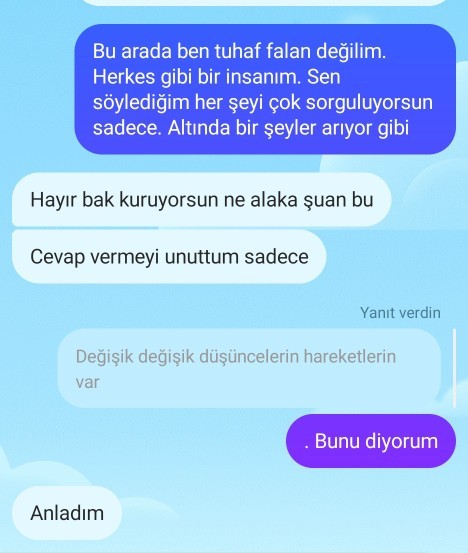 Bu kıza yazmalı mıyım?