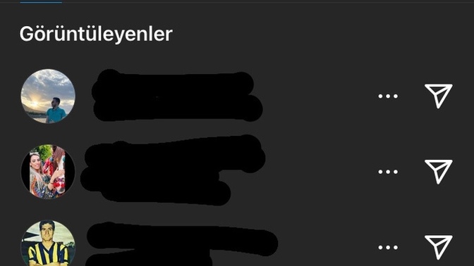 İnstagram hikayeme bakan 1 kişiyi göremiyorum sebebi nedir?