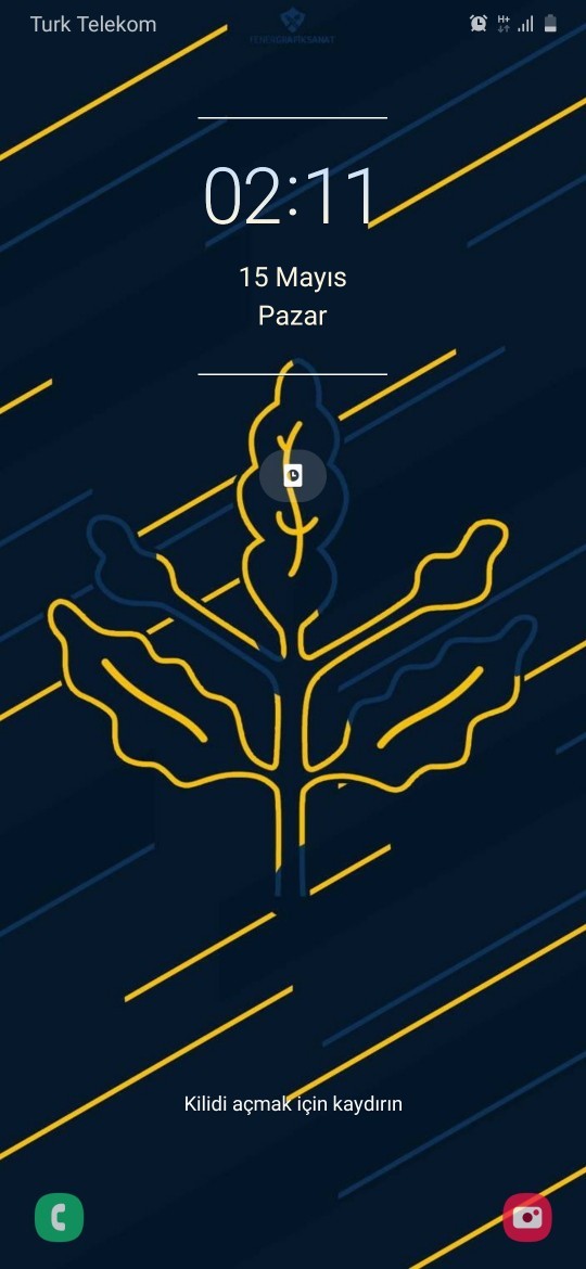 Telefon kilit ekranınızı paylaşır mısınız?
