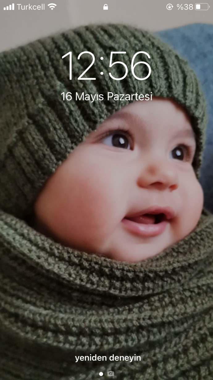 Telefon kilit ekranınızı paylaşır mısınız?
