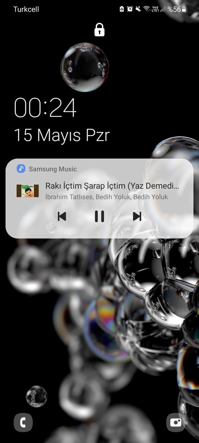 Telefon kilit ekranınızı paylaşır mısınız?