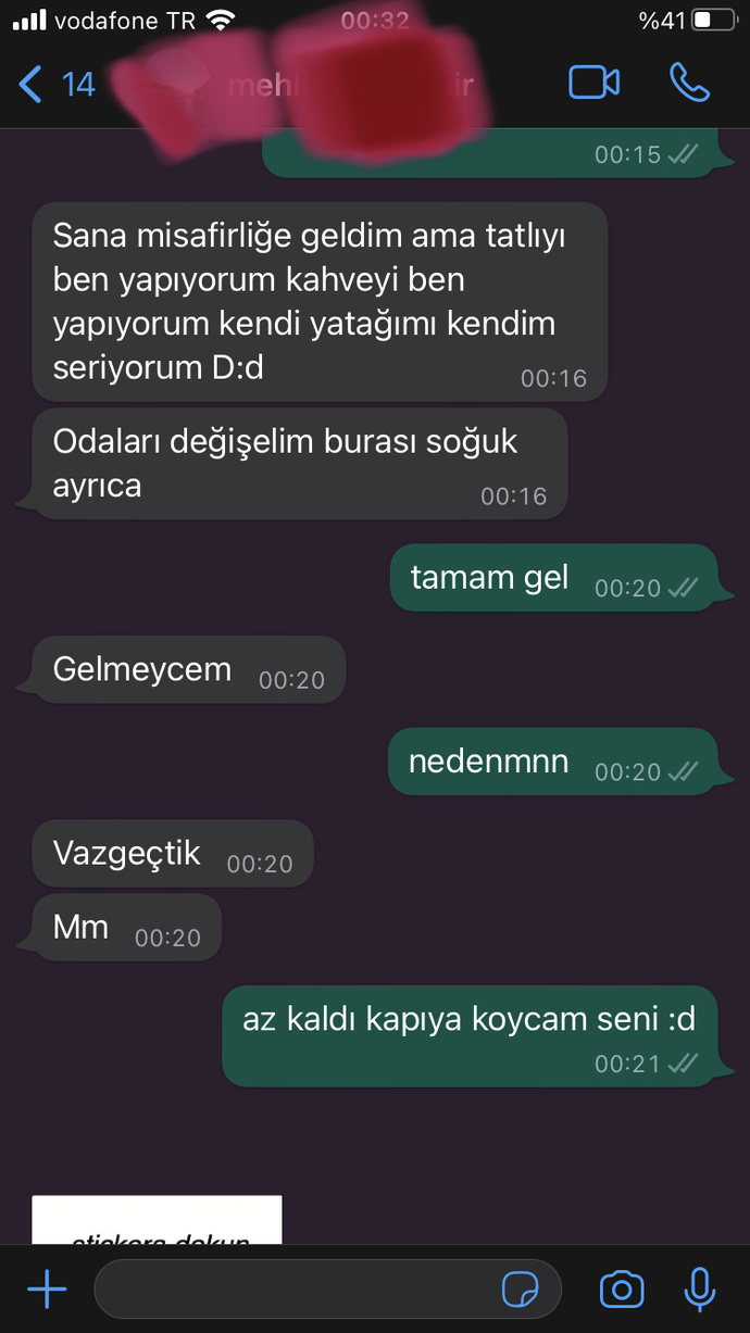 Eve gelen misafiri kısıtlar mısınız?