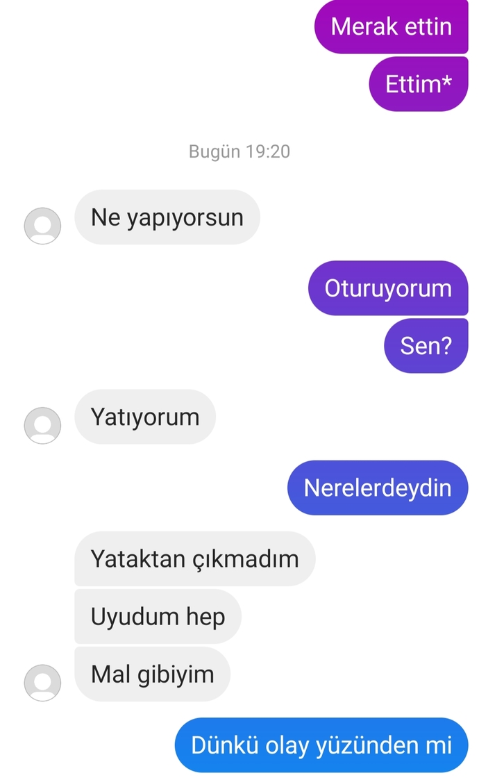 Buluşacağımız gün trafikte kaza yapmış. Ne yapmalıyım?