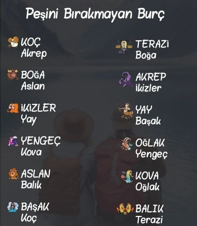 Burcuna göre peşini bırakmayan burç hangisi?