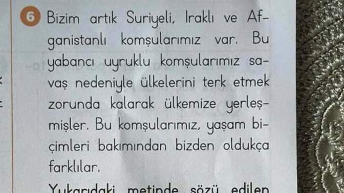 Sizce ilkokul kitaplarında gündeme dair sorular olmalı mı?