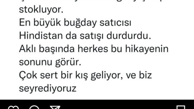 Dunyada ciddi oranda bir kıtlık ne zaman başlar?