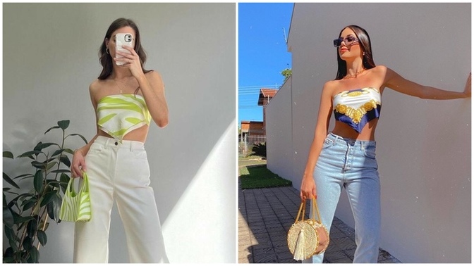 Yaz sezonunun favorisi fular büstiyerler sizce havalı mı?