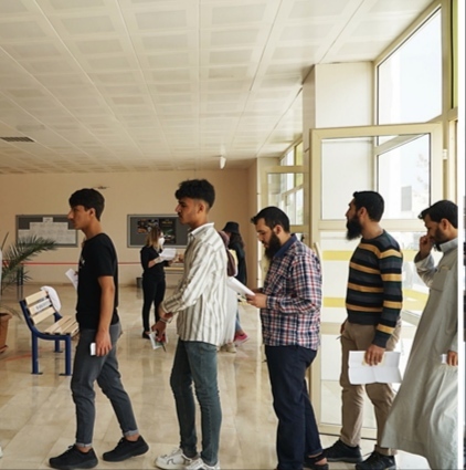 Bugun kendi univeristem olan Harran da yös (yabancı öğrenci sınavı) yapıldı hepsi suriyeli ve afgandi?