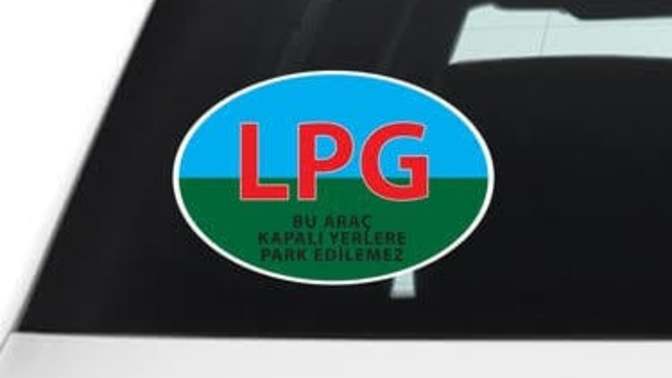 Aracınızda LPG etiketi var mı?