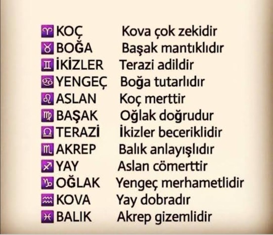 Burç sormak adetten mi olmuş?