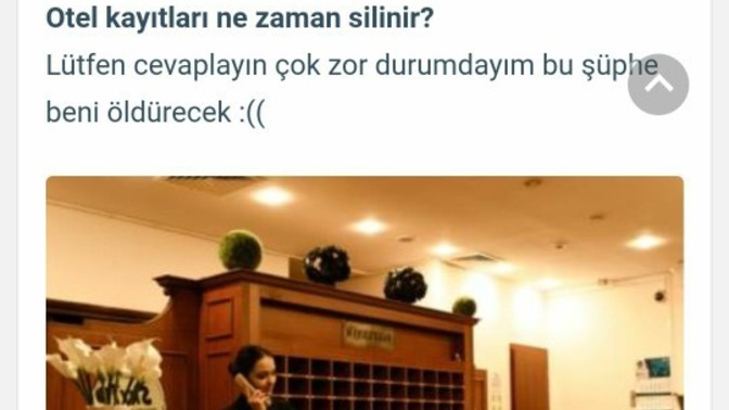 Kaç kere otele gittiniz?