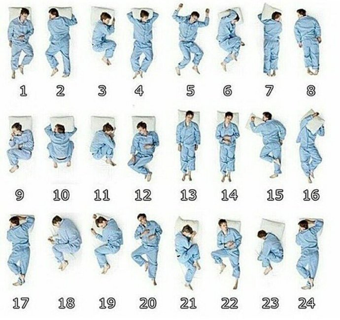 Fotoğrafa göre sizin favori uyku pozisyonunuz hangisi?