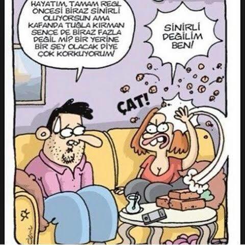 Regl döneminde agresif oluyor musunuz?