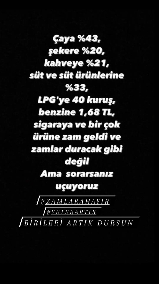 Bu zamlar nereye kadar gider?